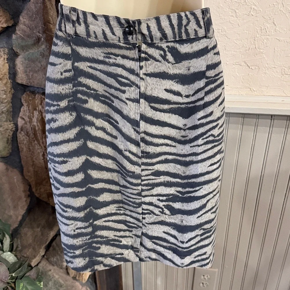 Zebra Print Women's Skirt